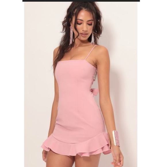 SOLD* Lucy in the Sky Pink Ruffle Dress - Picture 1 of 2